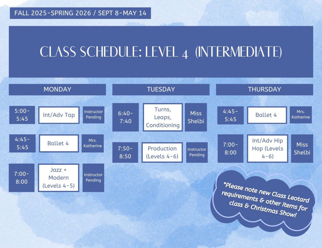 Fall-Spring Level 4