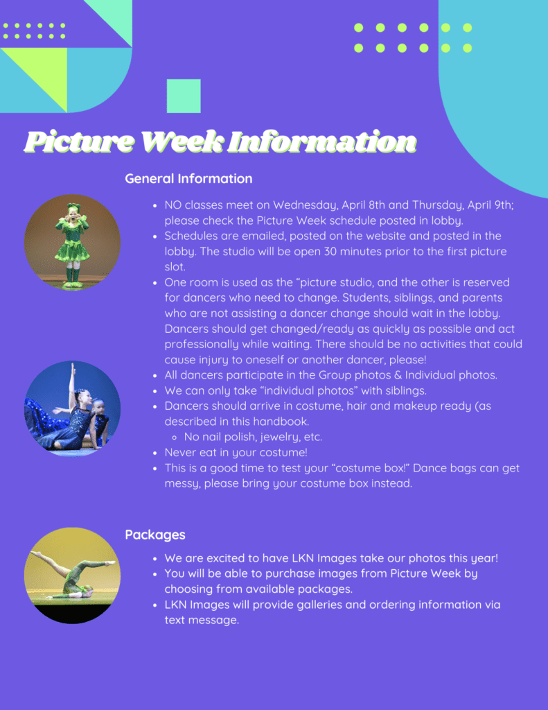 7 Picture Week Information