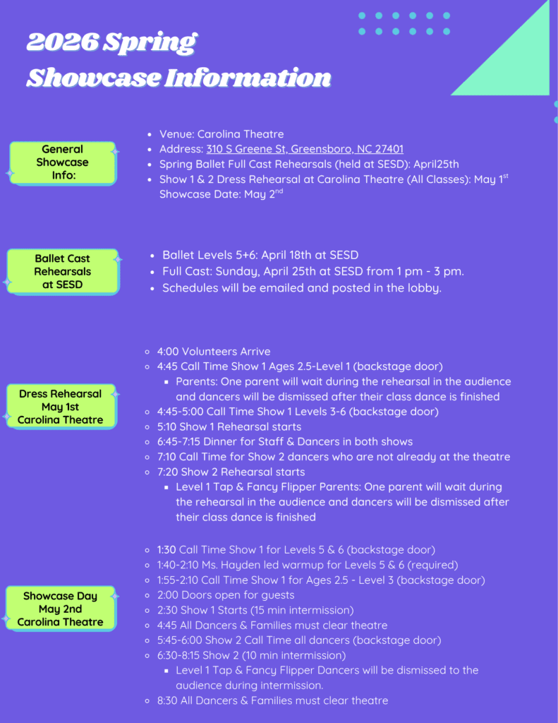 9 Current Season Showcase Information (1)